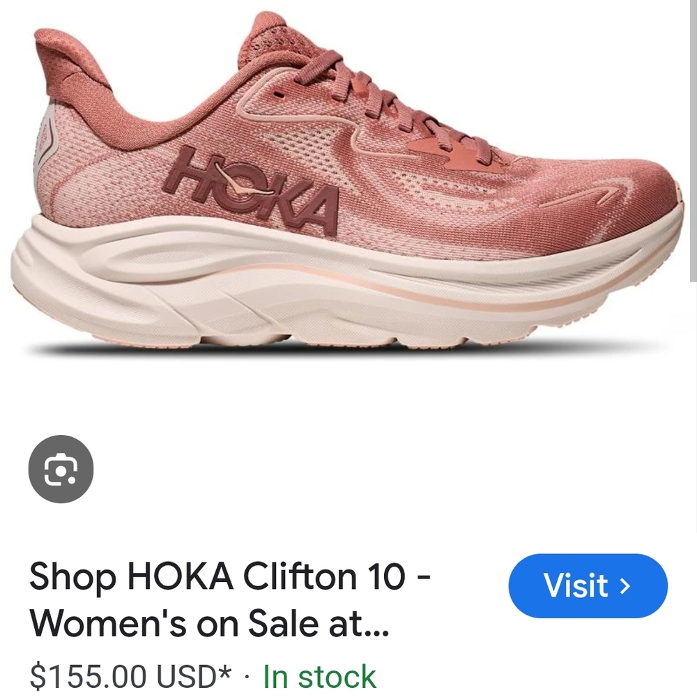 Hoka Clifton 10 Women's Sneakers - Rose